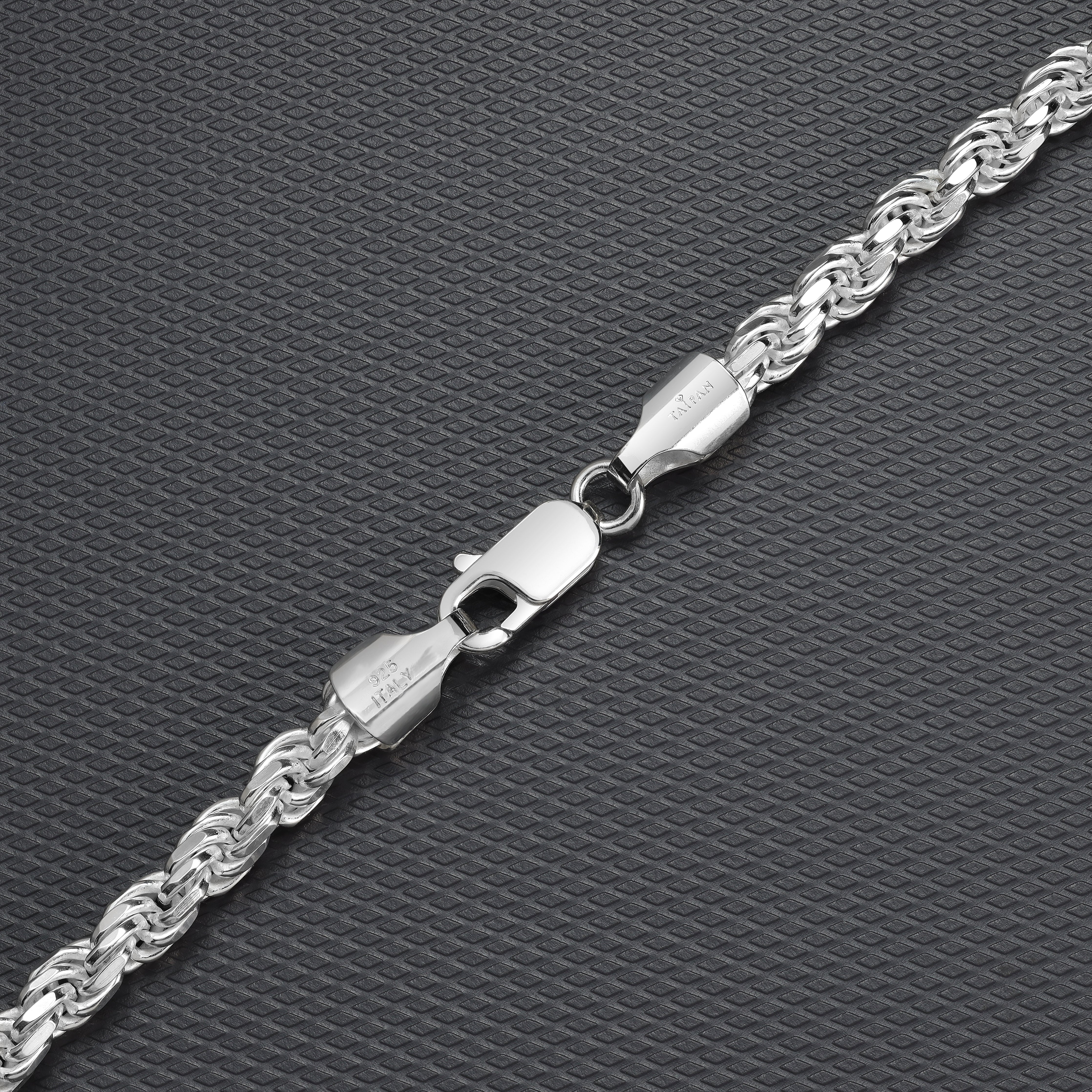 5mm Kordelkette Rope Chain aus 925 Silber - Image 7