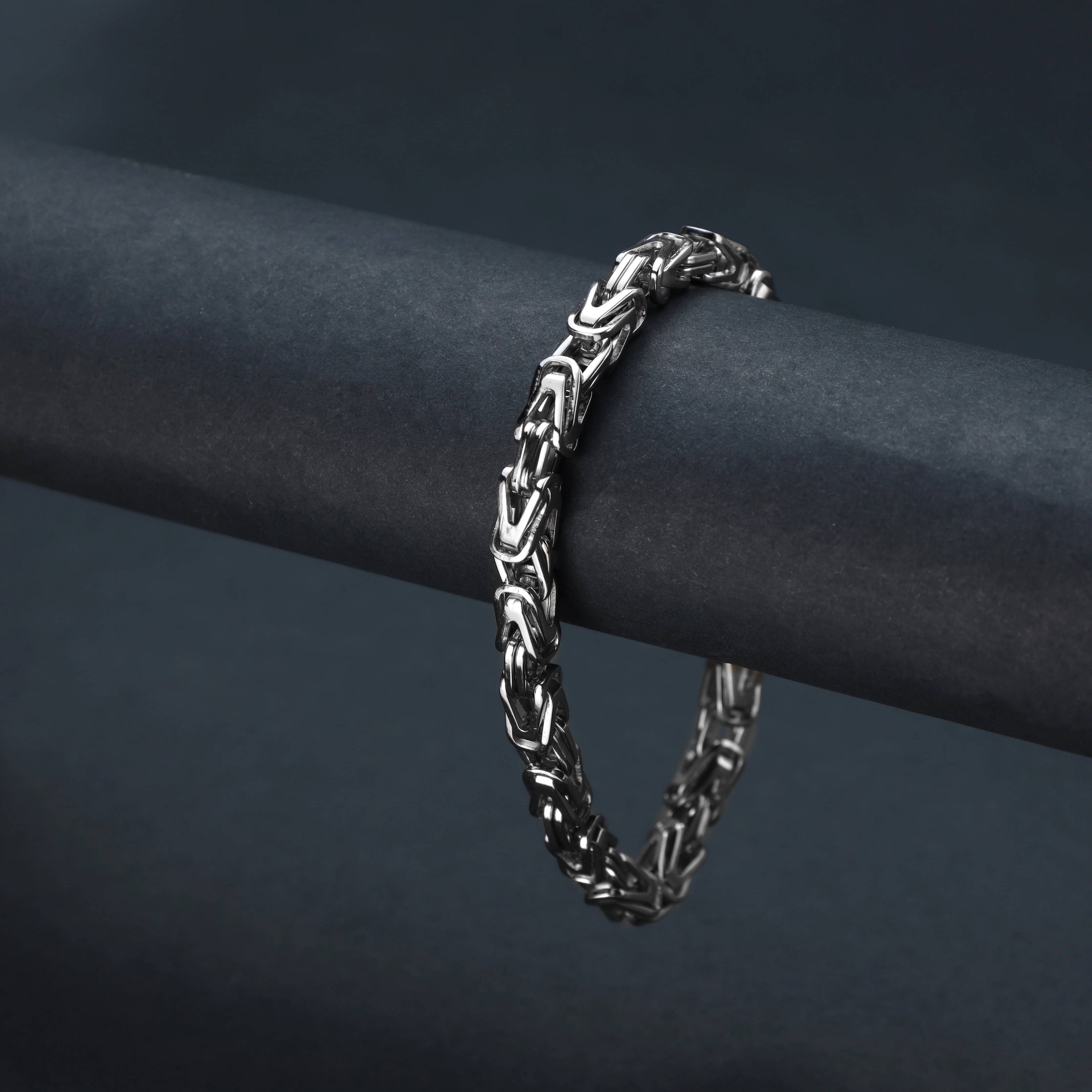 6mm Königskette Armband aus Edelstahl - Image 7