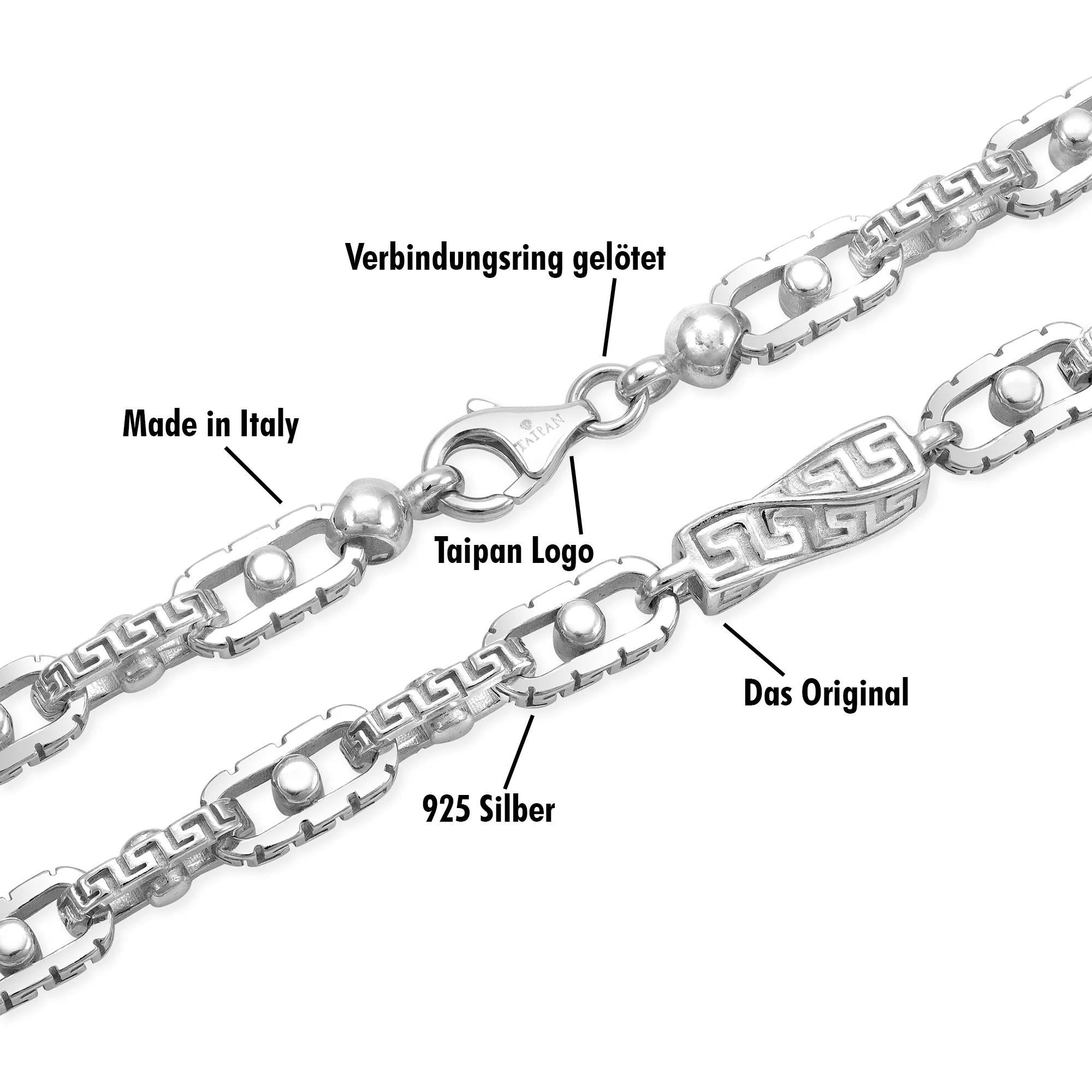 6mm Santorini Kette - 925 Silber - Image 3