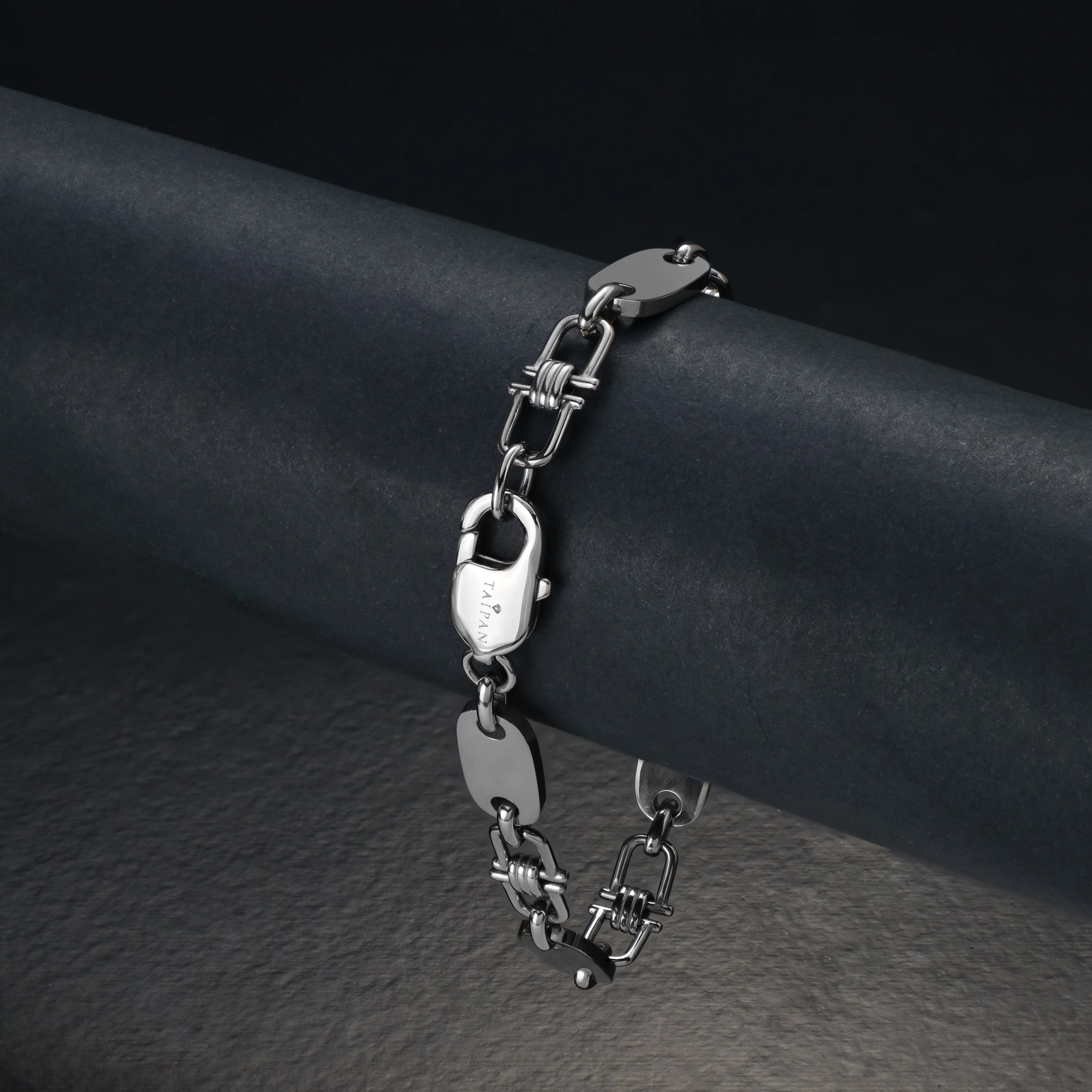 8,5mm Plattenkette Armband aus Edelstahl - Image 9