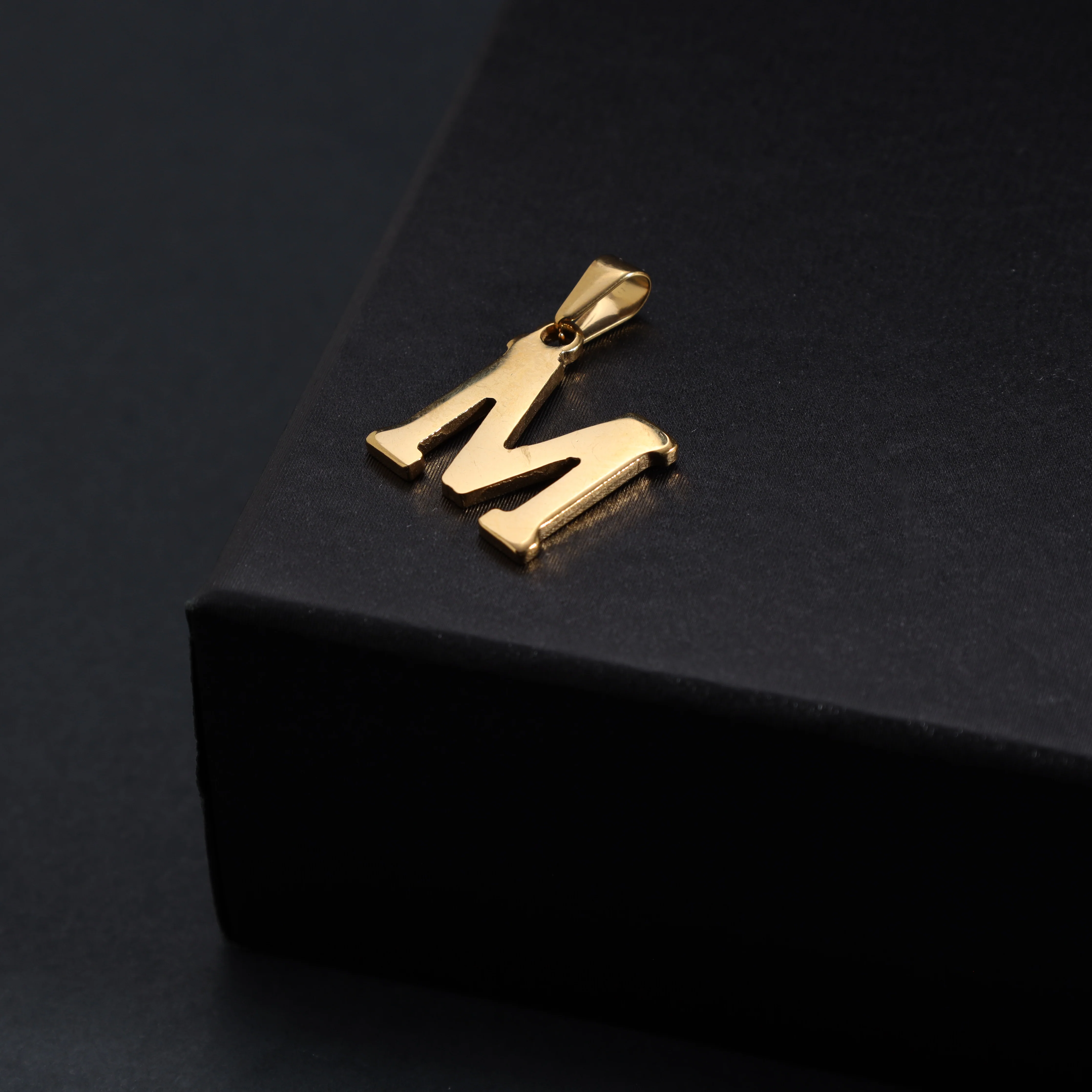 A-Z Alphabet Anhänger aus Edelstahl - Vergoldet - Image 35