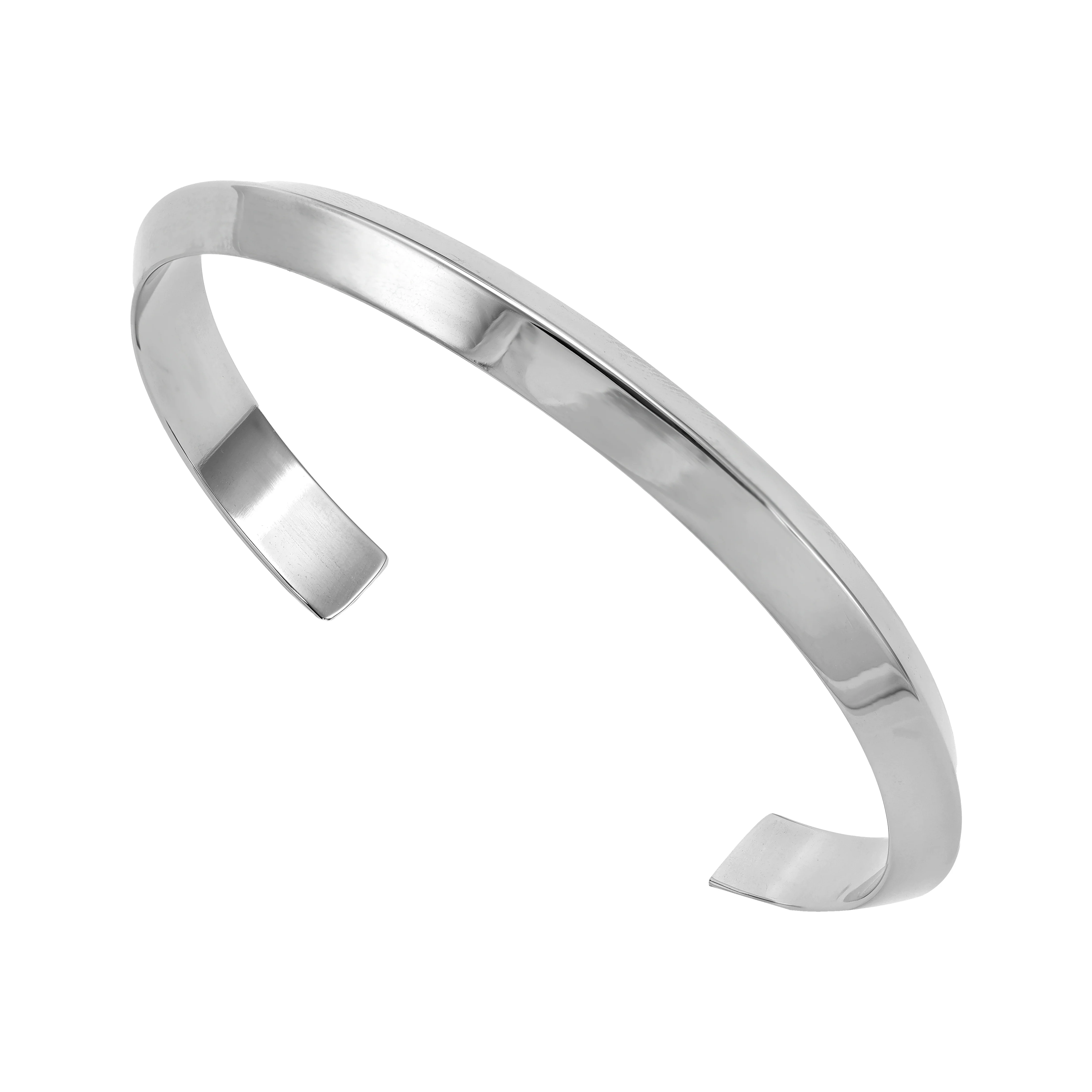 Armreif Armband 7mm breit aus Edelstahl
