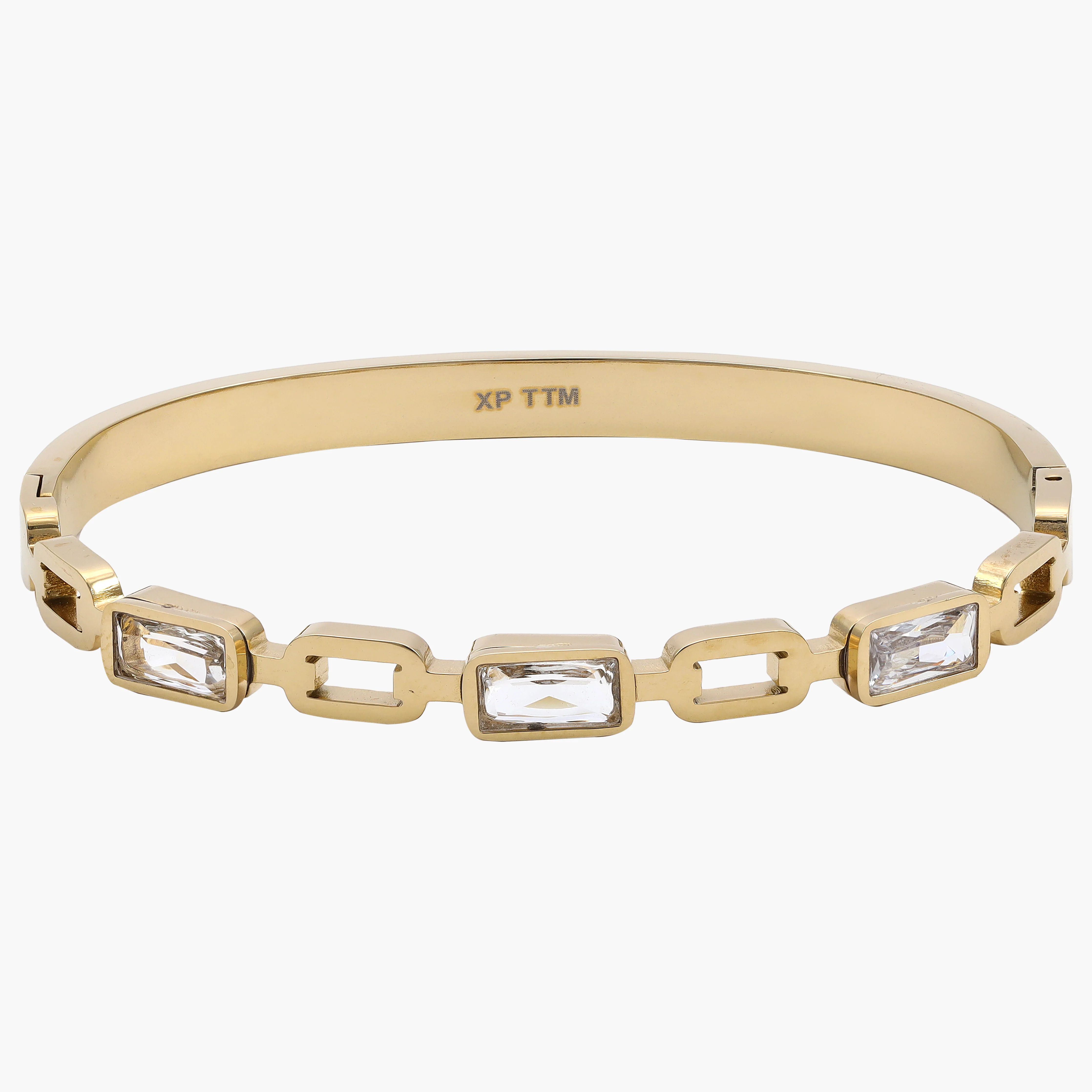Armreifen Armband aus Edelstahl Vergoldet