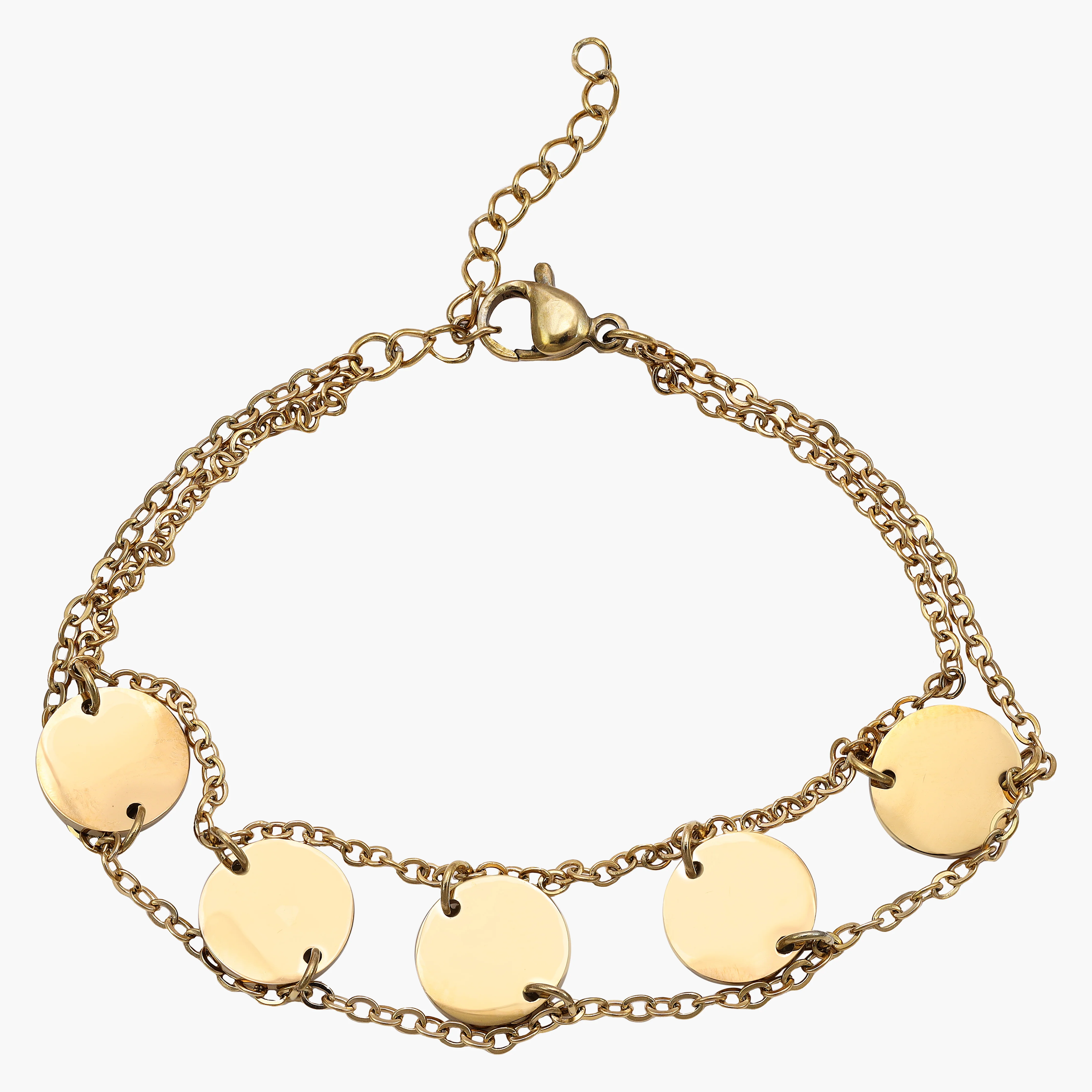 Damen Armband aus Edelstahl - Vergoldet