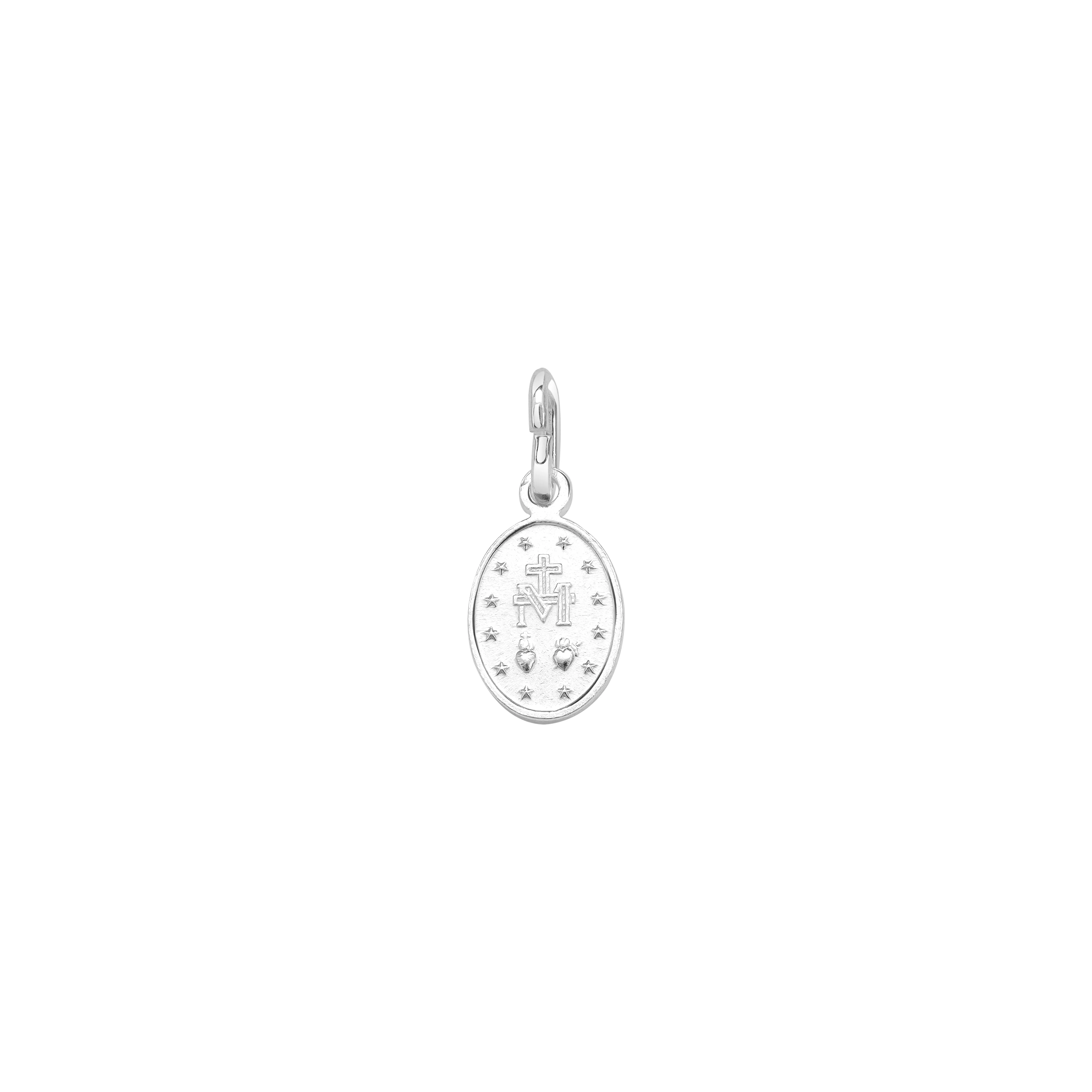 Heilige Maria oval Anhänger aus 925 Sterlingsilber PE263 - Image 3