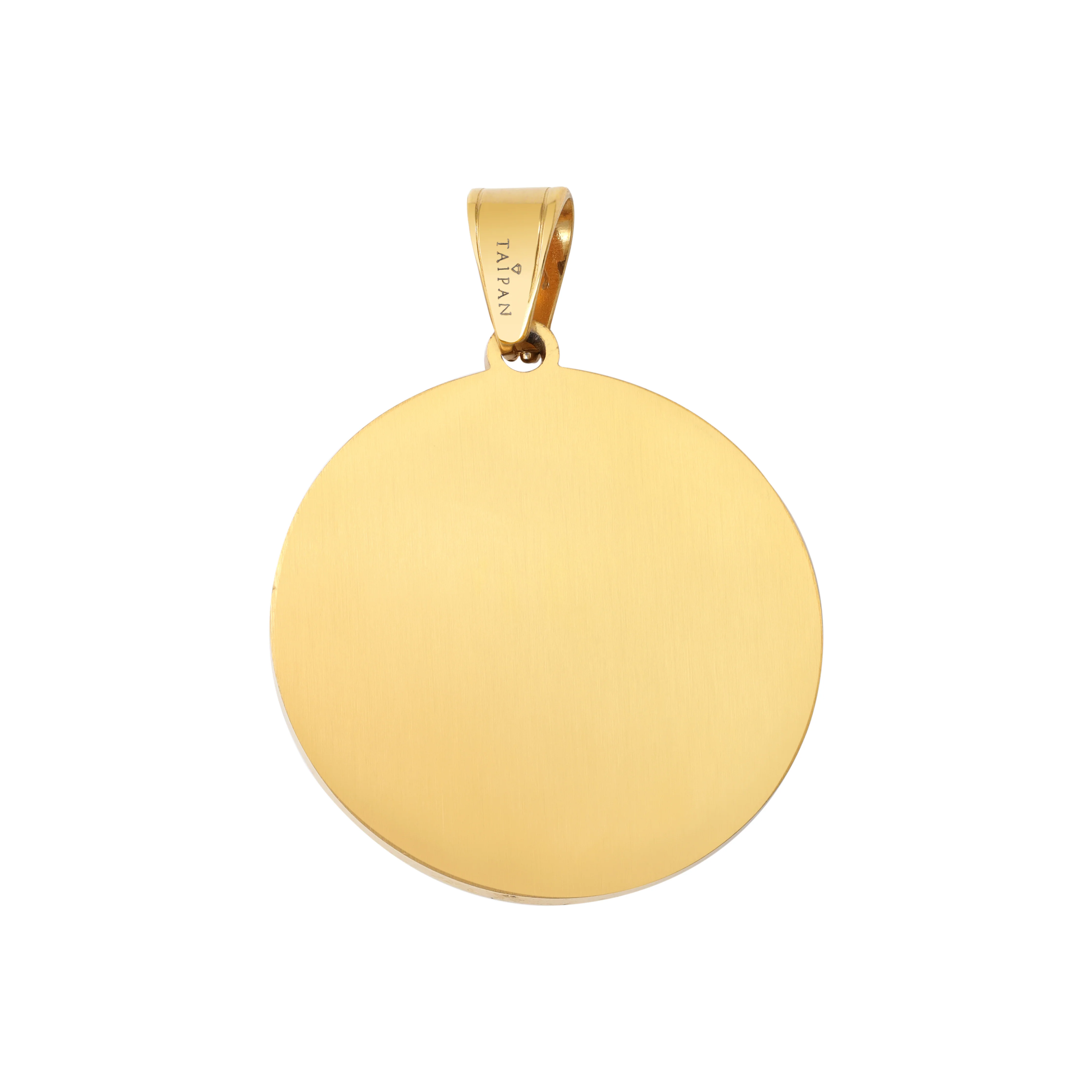 Löwe mit Greek Design Anhänger aus Edelstahl - vergoldet - Image 8