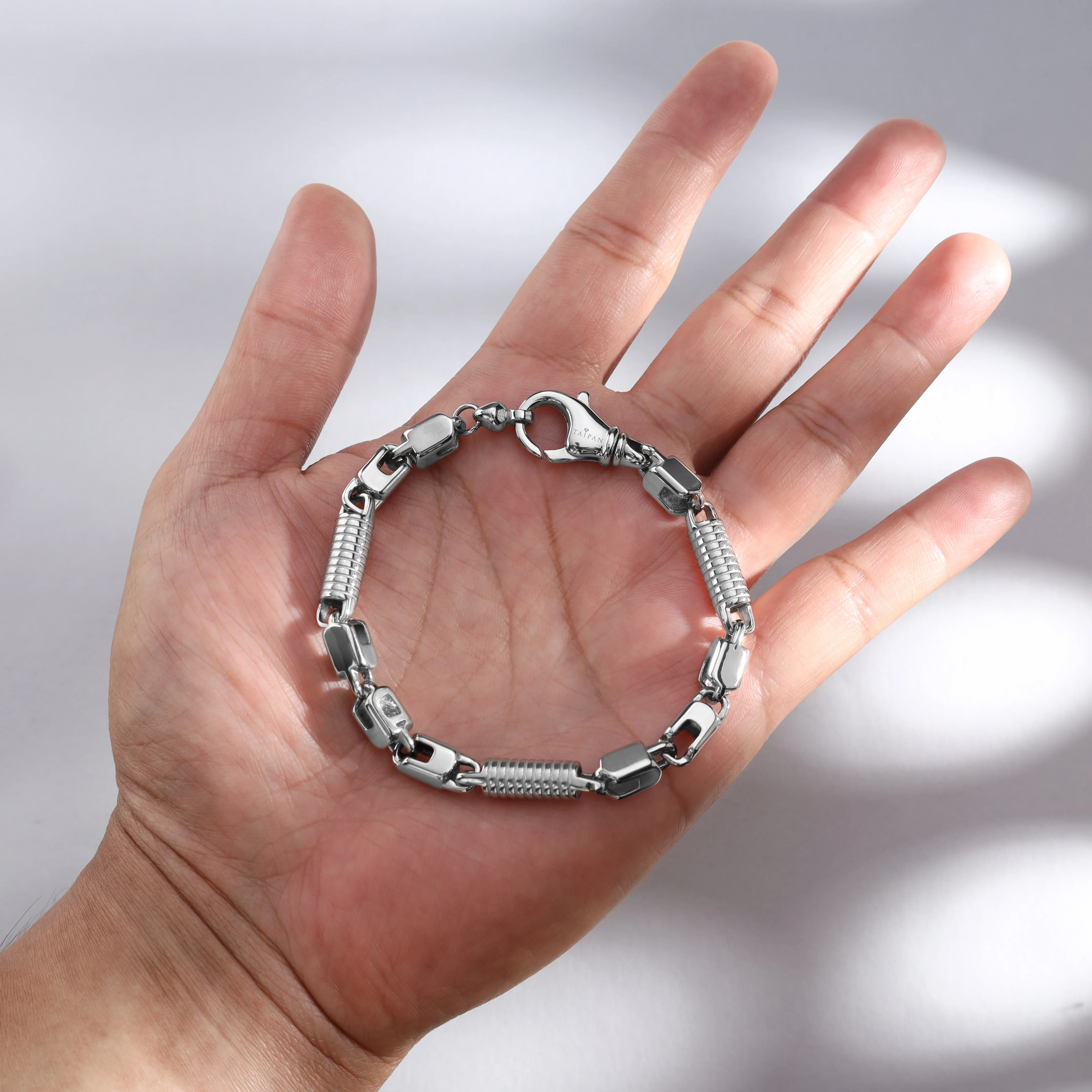 Montecarlo Kette Armband 6mm 19-21cm lang breit aus Edelstahl - Image 10