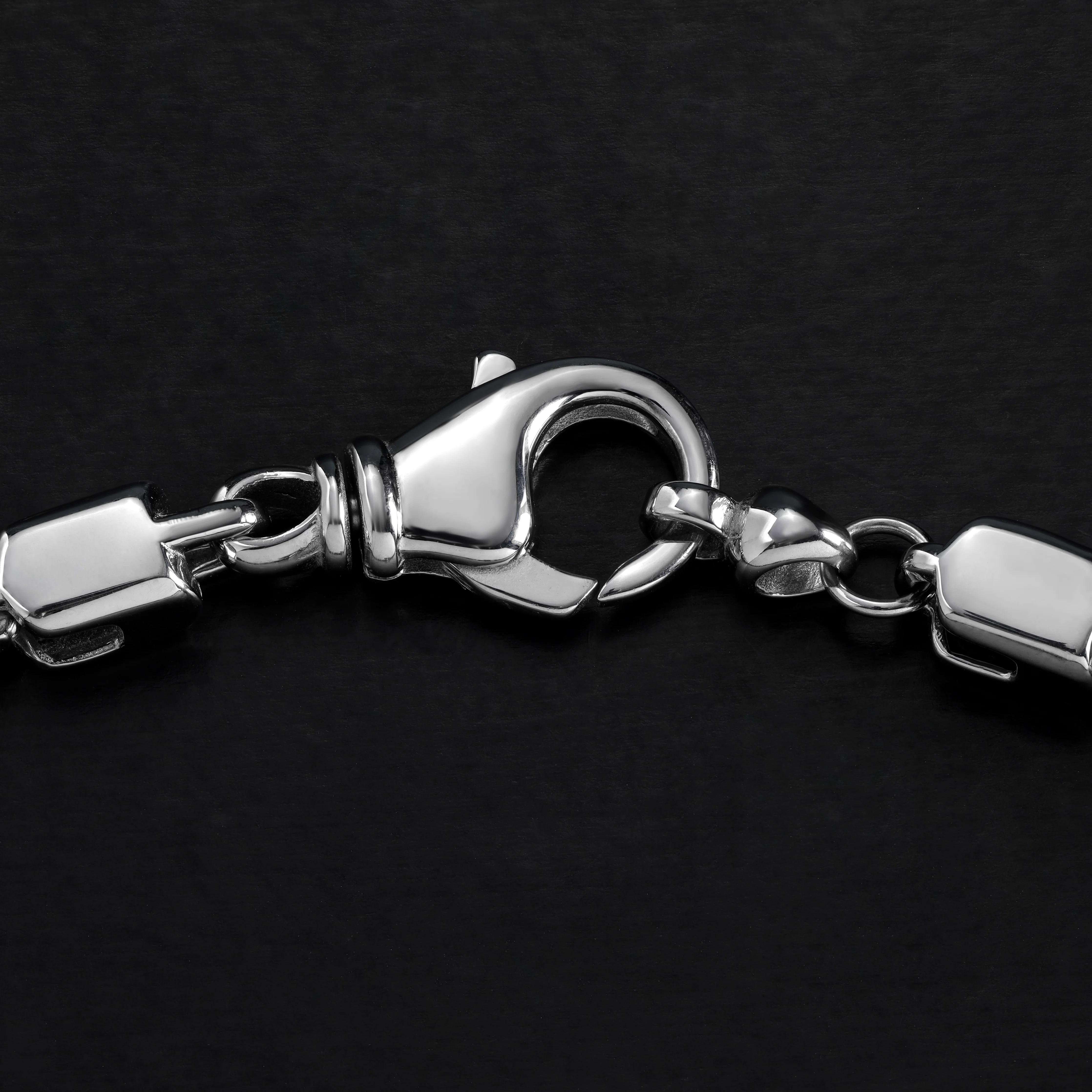 Montecarlo Kette Armband 6mm 19-21cm lang breit aus Edelstahl - Image 9
