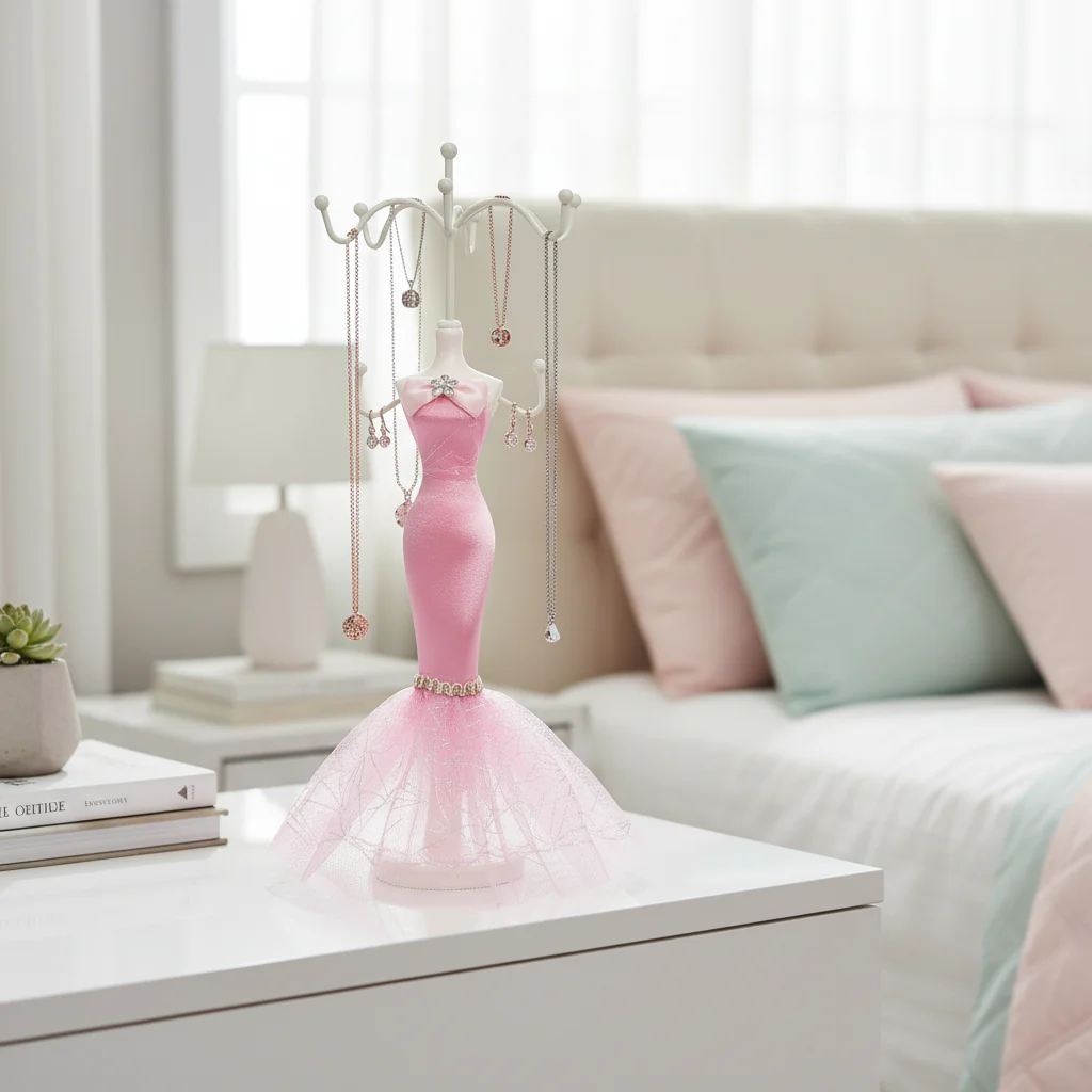 Schmuckständer als Puppe in pink Schmuck Mannequin Deko - Image 2