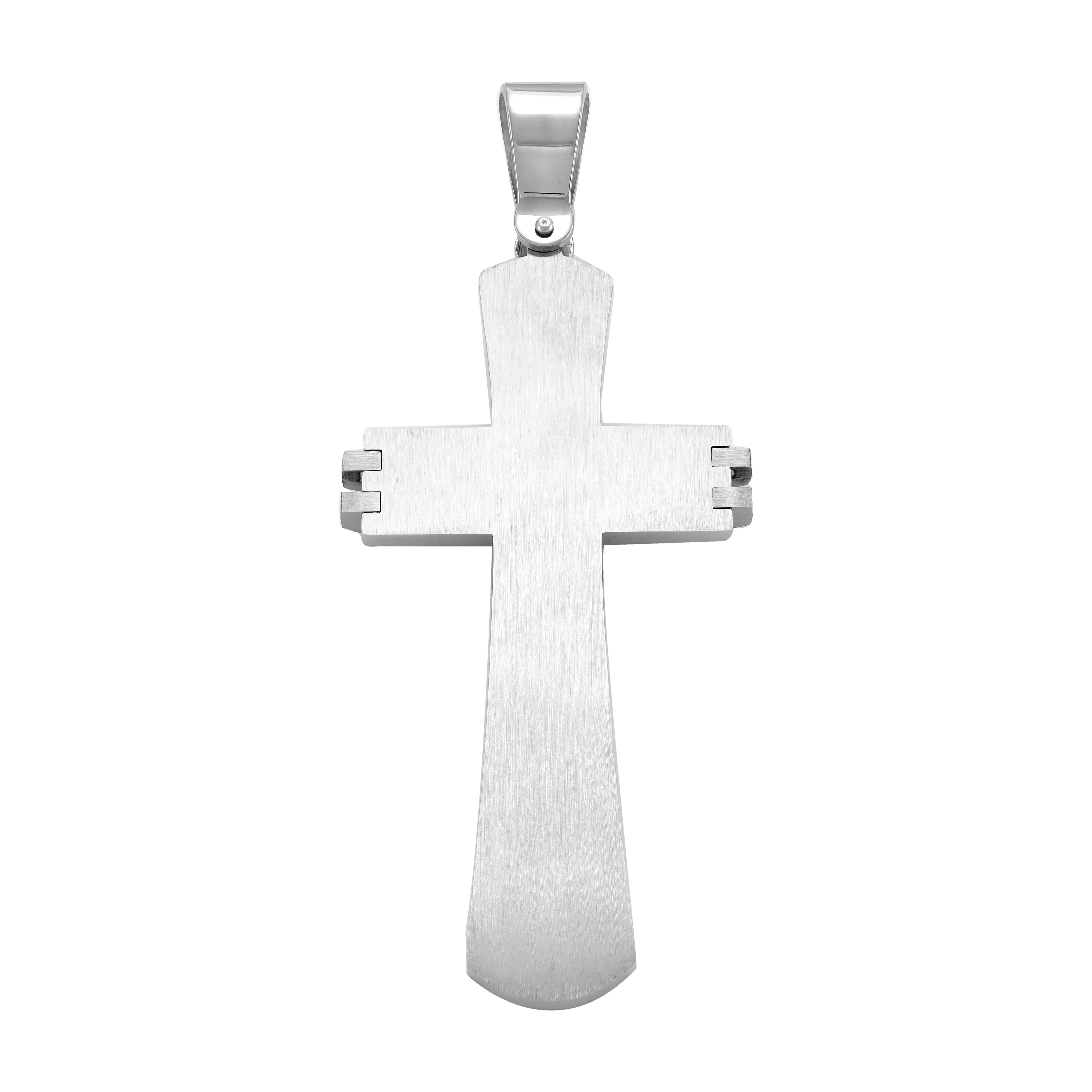 Sehr großer Kreuz Anhänger aus Edelstahl - Image 5